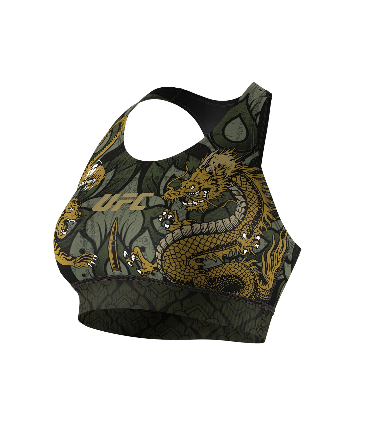 Women’s UFC Unrivaled by VENUM Green Valentina Shevchenko Sports Bra