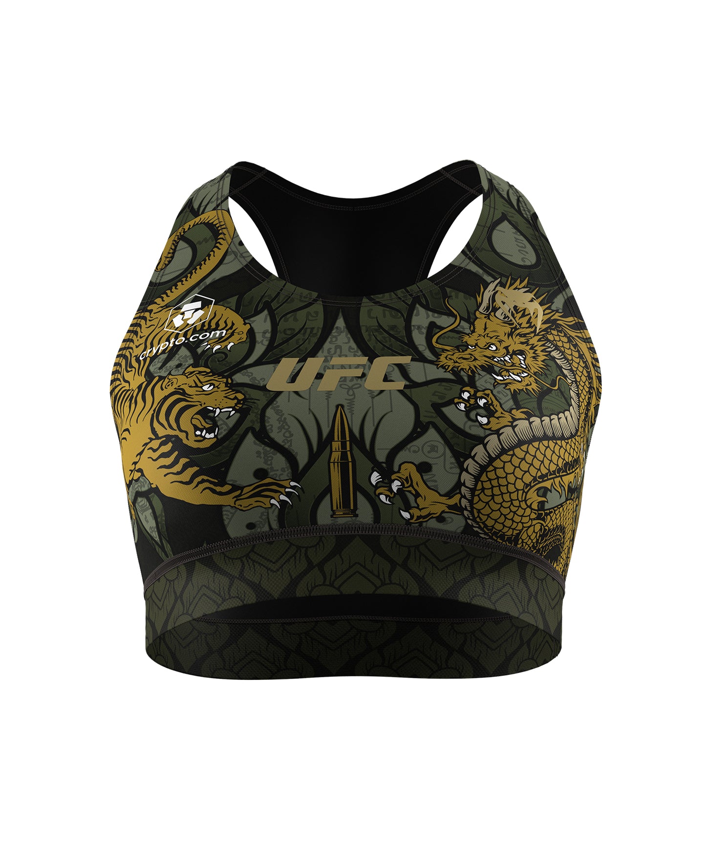 Women’s UFC Unrivaled by VENUM Green Valentina Shevchenko Sports Bra