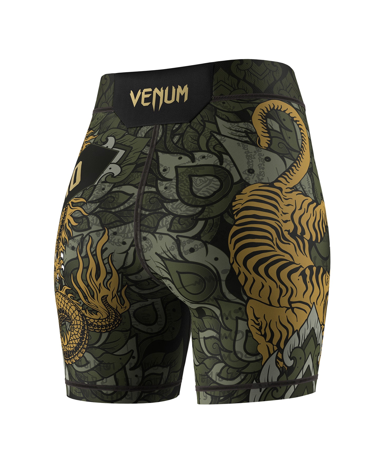 Women’s UFC Unrivaled by VENUM Green Valentina Shevchenko Vale Tudo Shorts