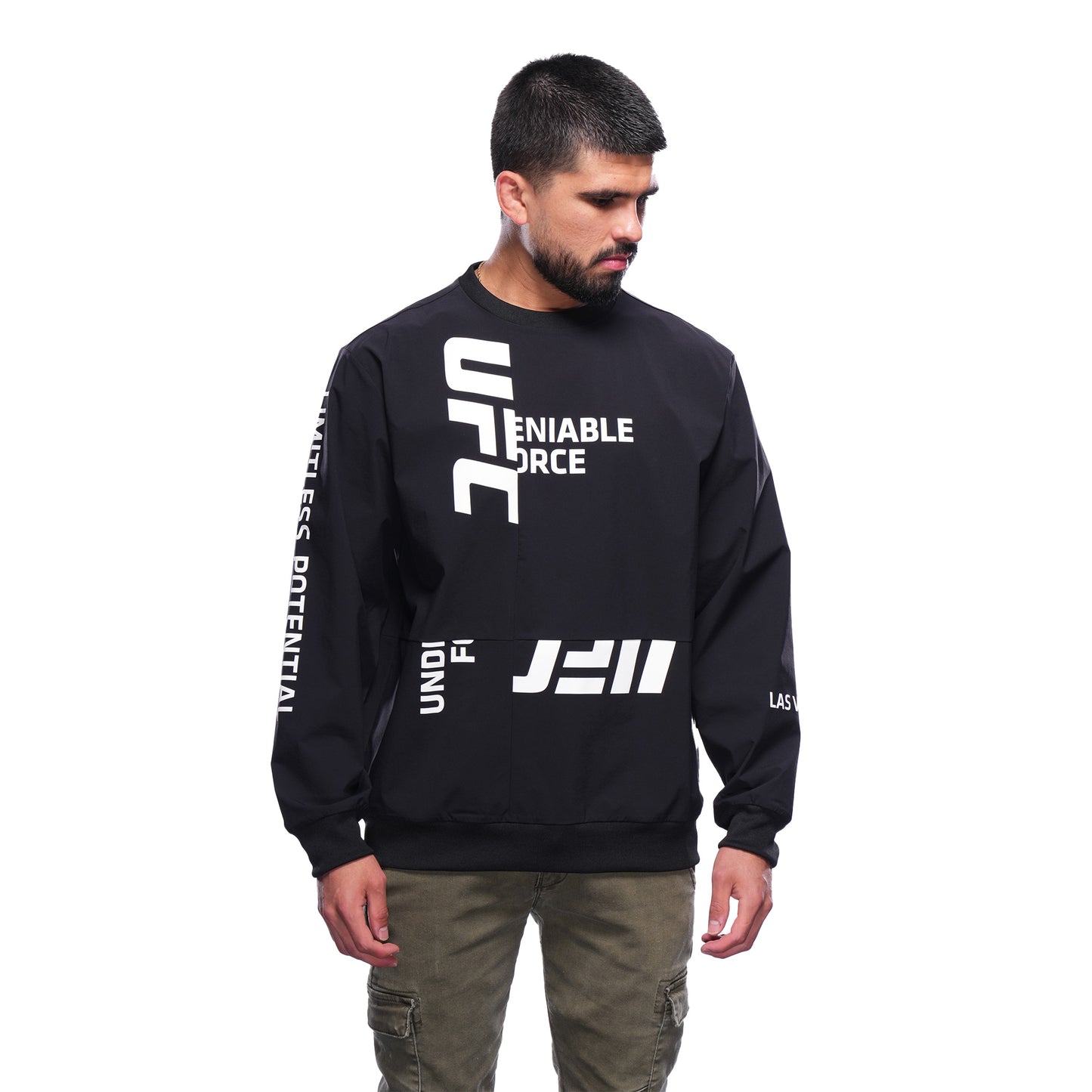 UFC Lettering Wind-Shirt Pullover