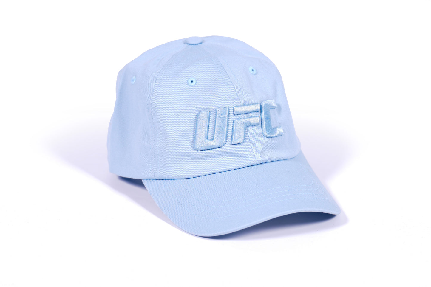 UFC Embroidered Logo Light Blue Dad Hat
