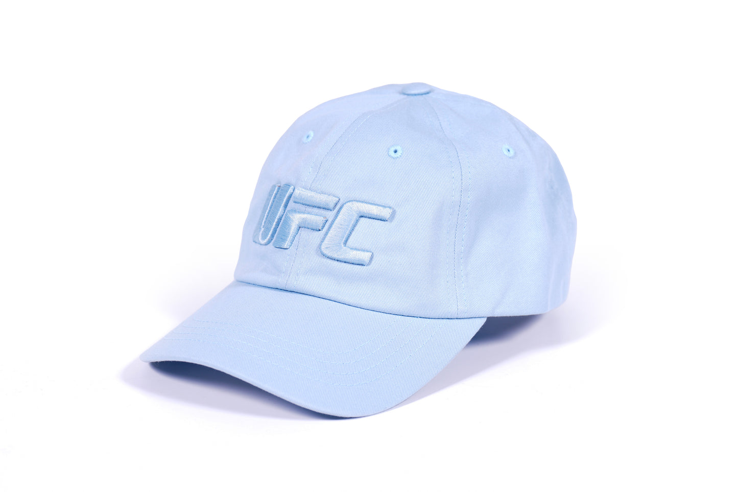 UFC Embroidered Logo Light Blue Dad Hat