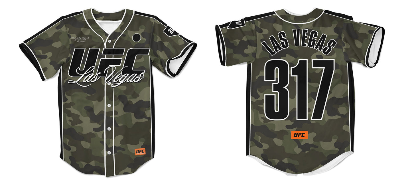 UFC Camo Baseball Jersey