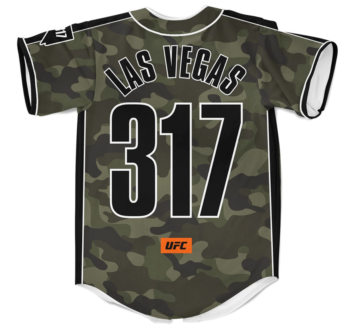 UFC Camo Baseball Jersey