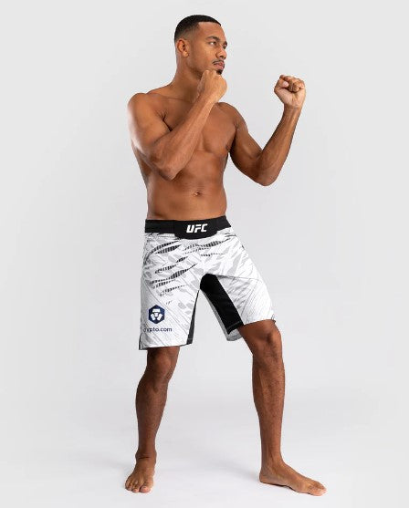 UFC Fusion by Venum Authentic Fight Night Men’s Fight Short - Long Fit - White