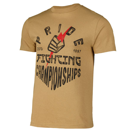 UFC Cream Retro Pride Fighting Championships T-Shirt