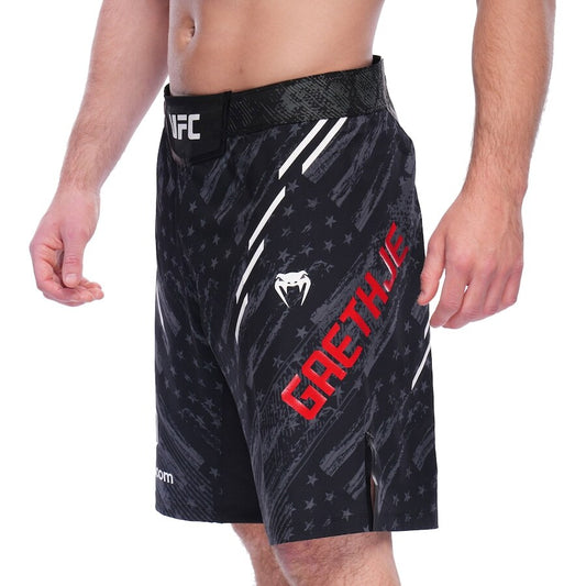 UFC Adrenaline by Venum Fight Night Men's Fightshort-Long Fit- Justin Gaethje