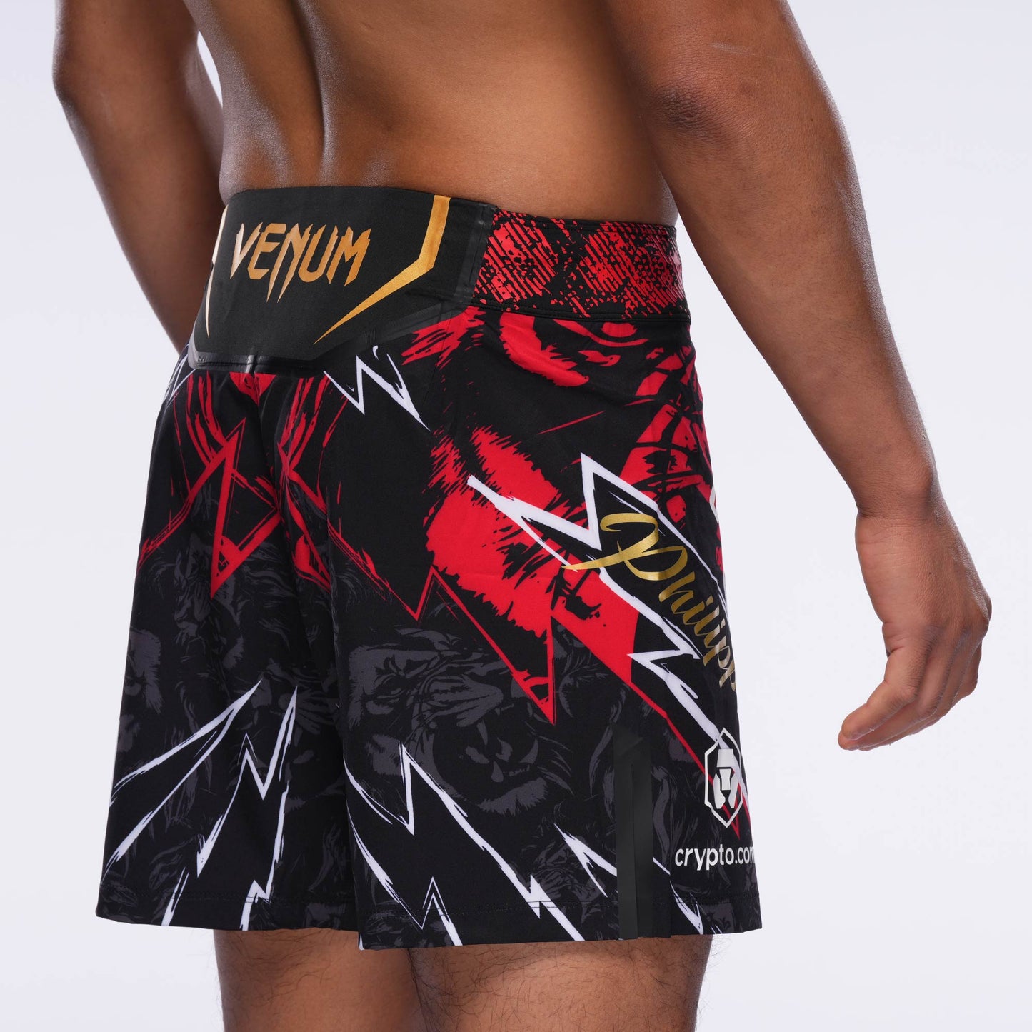 UFC Unrivaled by Venum Jon Jones Men’s Fight Short - Black/Red