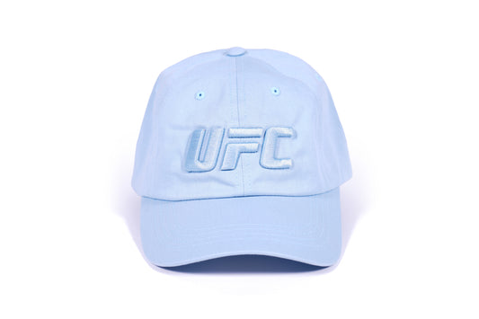 UFC Embroidered Logo Light Blue Dad Hat