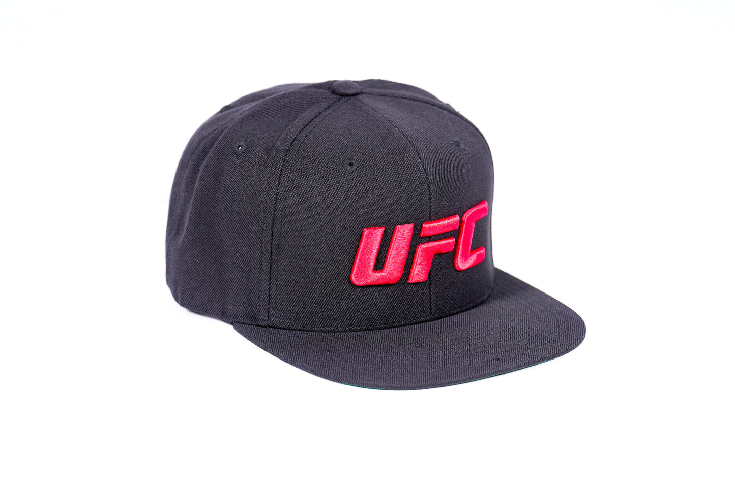 UFC Embroidered Black/Red Snapback Hat