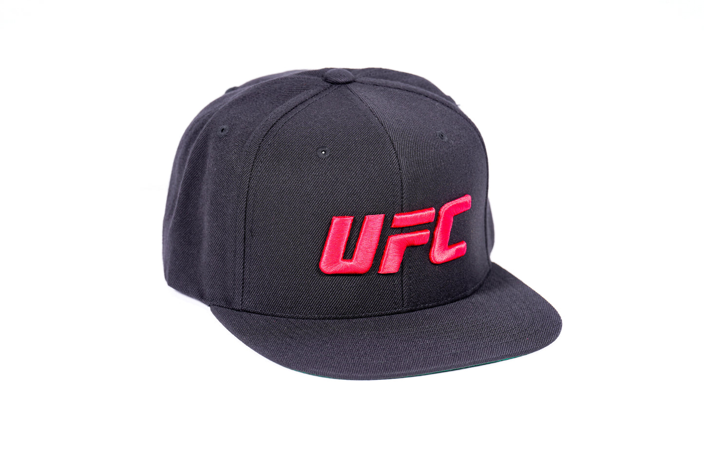 UFC Embroidered Black/Red Snapback Hat