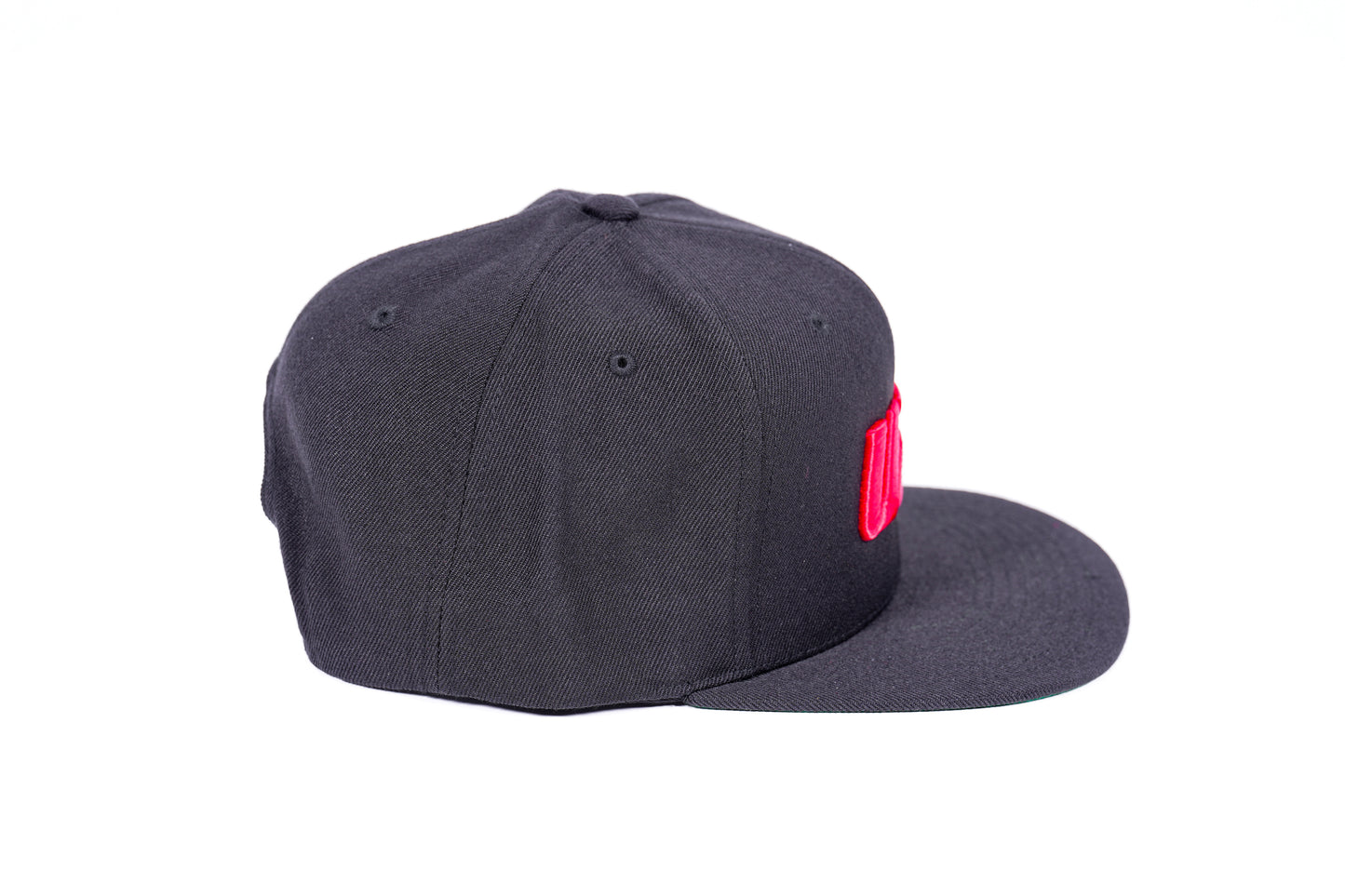 UFC Embroidered Black/Red Snapback Hat