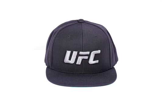 UFC Embroidered Black Snapback Hat