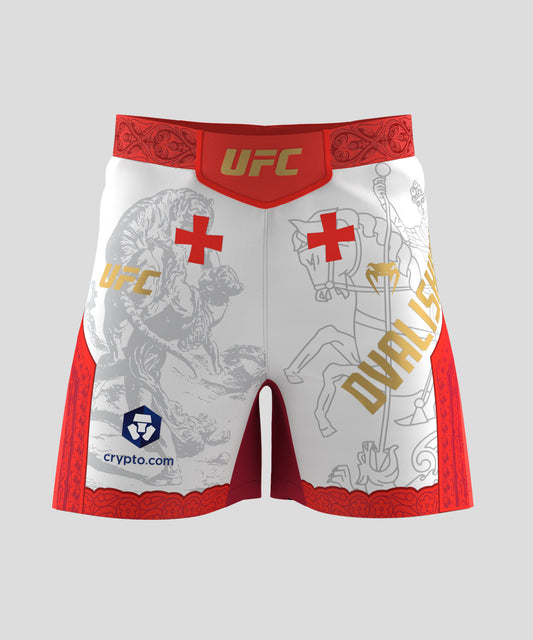 UFC Unrivaled by Venum Merab Dvalishvili Men’s Fight Shorts - White/Red