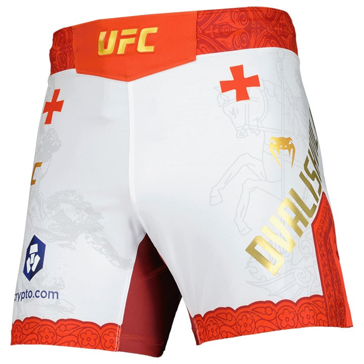 UFC Unrivaled by Venum Merab Dvalishvili Men’s Fight Short- White/Red ...