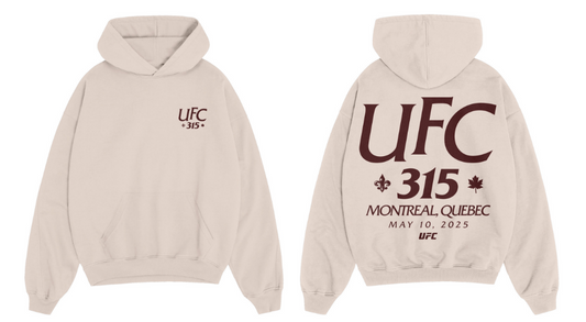 UFC 315 Simple Location Hoodie